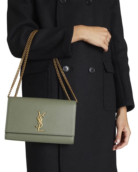 monogram kate ysl|SAINT LAURENT Grain De Poudre Small Monogram Kate.